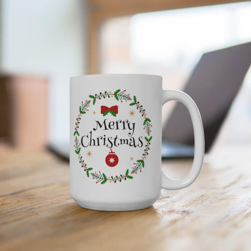 Festive Merry Christmas Ceramic Mug