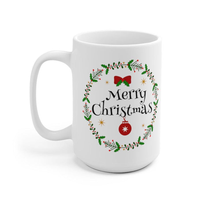 Merry Christmas Holidays winter ceramic mug - Très Elite