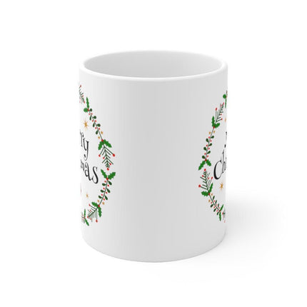 Holiday Cheer: Merry Christmas Ceramic Mug - Sip in Seasonal Joy