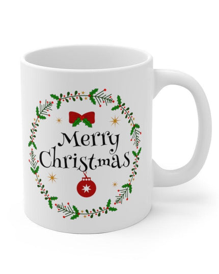 Holiday Cheer: Merry Christmas Ceramic Mug - Sip in Seasonal Joy