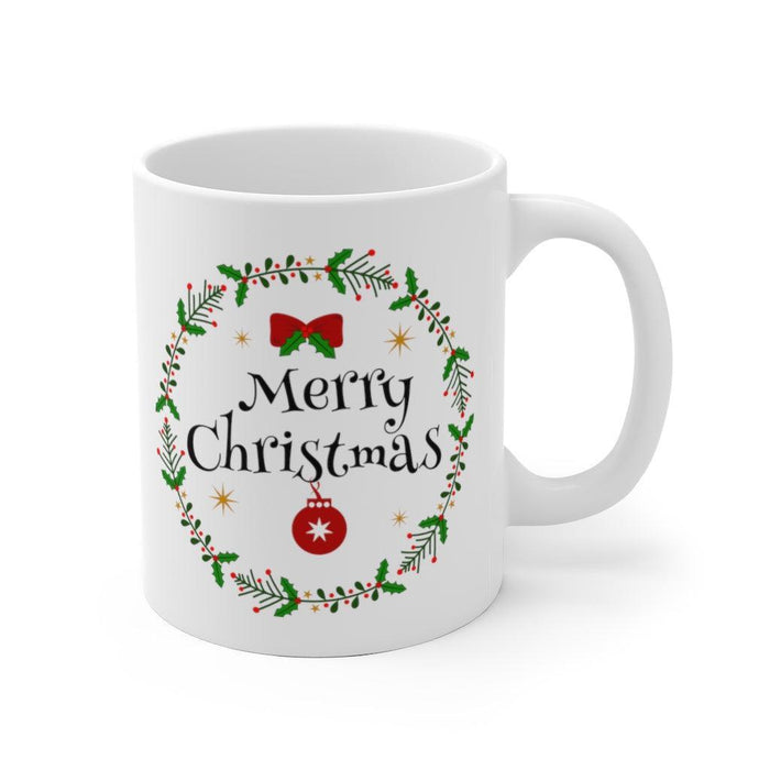 Merry Christmas Holidays winter ceramic mug - Très Elite
