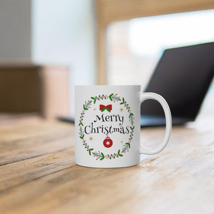 Holiday Cheer: Merry Christmas Ceramic Mug - Sip in Seasonal Joy