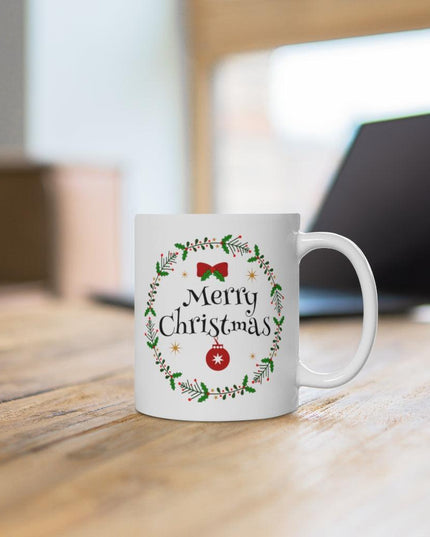 Holiday Cheer: Merry Christmas Ceramic Mug - Sip in Seasonal Joy