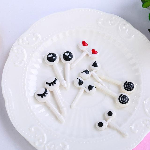 Enchanting Mini Cartoon Dessert Picks for Fun-Filled Snack Time
