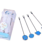 blue fruit fork 4pc
