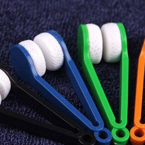 Portable Eyewear Cleaning Kit with Microfiber Brush for Glasses
