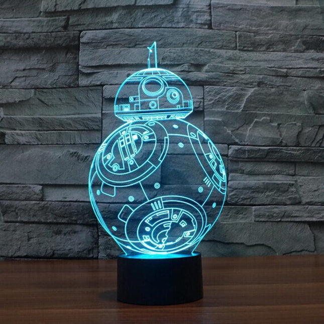 Galactic Mini Stars 3D USB LED Night Light Projector for Home Ambiance