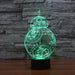 Mini Stars War USB LED Night Light Color-Changing 3D Table Lamp Home Decoration