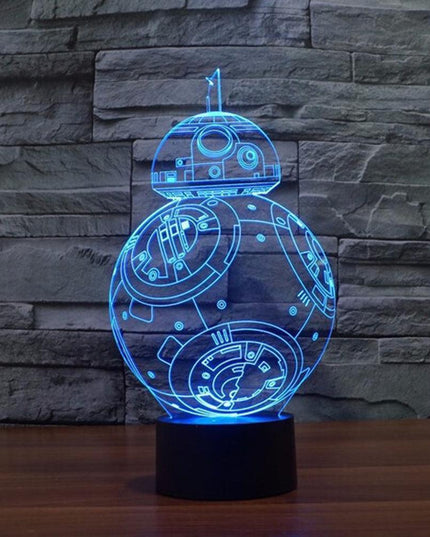 Galactic Mini Stars 3D USB LED Night Light Projector for Home Ambiance