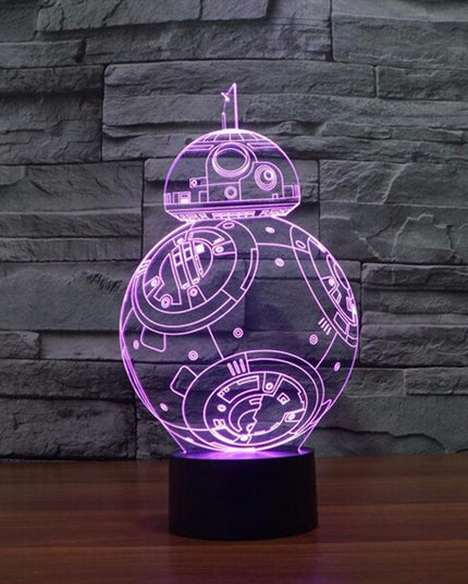 Galactic Mini Stars 3D USB LED Night Light Projector for Home Ambiance