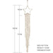 Modern Nordic Macrame Dream Catcher - Handcrafted for a Tranquil Room - Très Elite