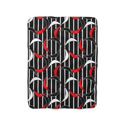 Cozy Elegance Printed Sherpa Fleece Blanket for Ultimate Comfort