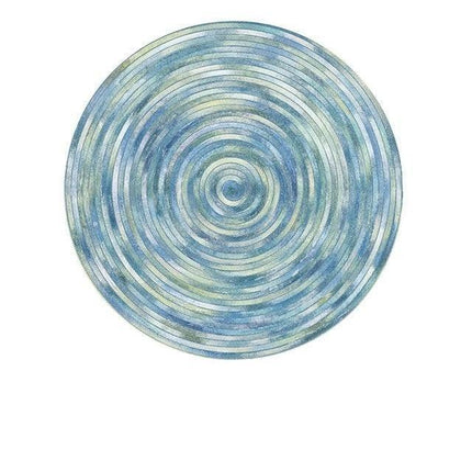 Nordic Elegance Round Textured Area Rug