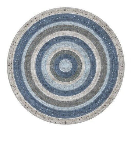 Nordic Elegance Round Textured Area Rug