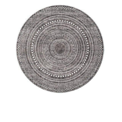 Nordic Chic Moroccan Round Plush Rug: Elevate Your Cozy Home Decor