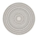 Nordic Chic Round Moroccan Rug