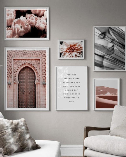 Moroccan Charm Vertical Canvas Art Prints - Transform Your Space with Artistic Grace