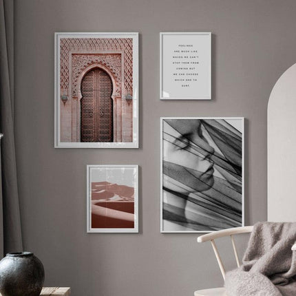 Moroccan Charm Vertical Canvas Art Prints - Transform Your Space with Artistic Grace