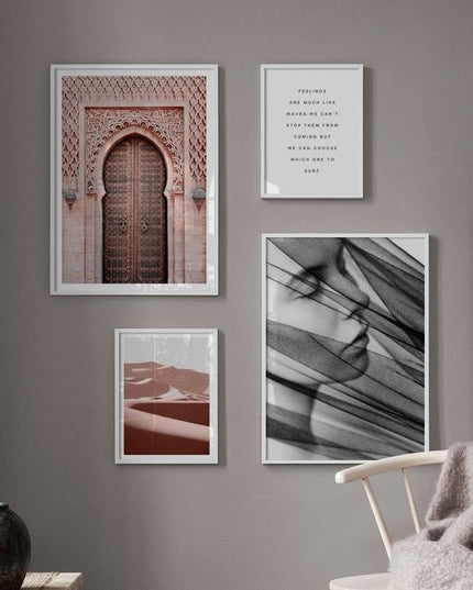 Moroccan Charm Vertical Canvas Art Prints - Transform Your Space with Artistic Grace