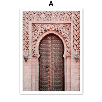 Moroccan Charm Vertical Canvas Art Prints - Transform Your Space with Artistic Grace
