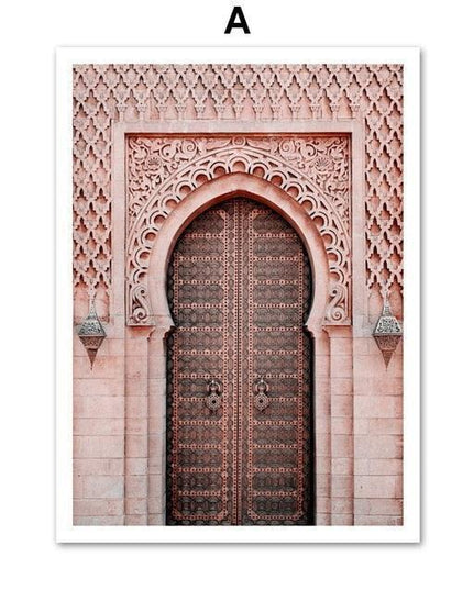Moroccan Charm Vertical Canvas Art Prints - Transform Your Space with Artistic Grace