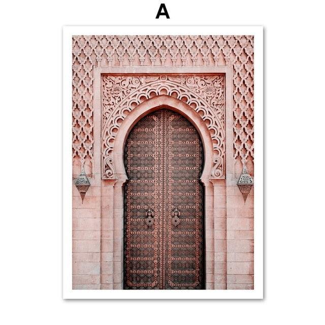 Enchanting Moroccan Vibes Vertical Canvas Art Prints - Elevate Your Space