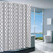 Morocco Pearl Textured Fabric Bathroom Curtains - Très Elite