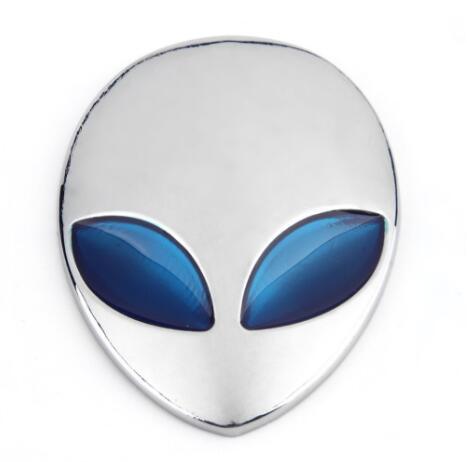 Alien Motorcycle Sticker Set - Customize Your Ride with Playful Decals