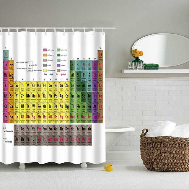 Mathematical Passion Personalized Equation Lover Bathroom Curtain