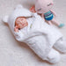 Luxurious Double-Layer Fleece Velvet Blanket Set for Infants 3-9 Months