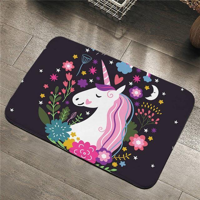 Elegant Anti-Slip Plush Bathroom Rug Set - Modern 50cm x 80cm Design