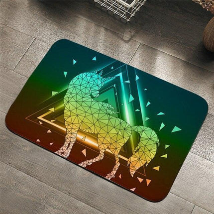 Elegant Polyester Bath Mat - Modern Safety Essential for Your Bathroom