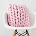 Nordic Inspired Crochet Accent Pillow for Kids Bedroom Décor