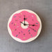 Whimsical Doughnut Shaped Wall Clock for Children's Bedroom