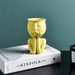 Ceramic Abstract Vase with Minimalist Head Shape