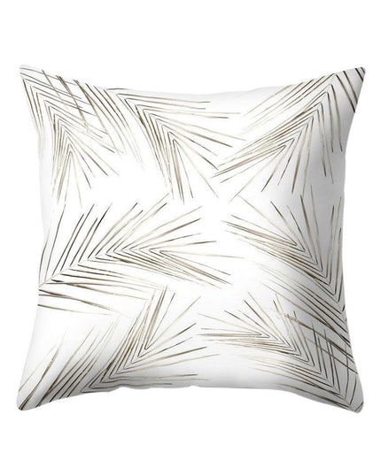 Chic Nordic Palm Leaf Decorative Pillow Cover - Perfect for Home and Travel