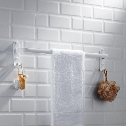 Sleek Scandinavian Towel Bar Set: Premium Space Aluminum for Modern Bathrooms