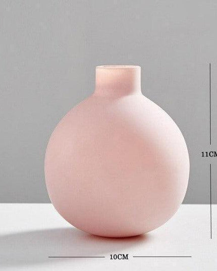 Nordic Elegance Floral Ceramic Vase