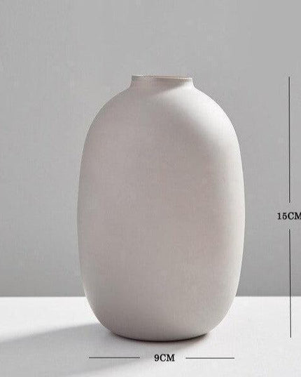 Contemporary Nordic Ceramic Planter for Chic Living Spaces