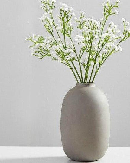 Contemporary Nordic Ceramic Planter for Chic Living Spaces