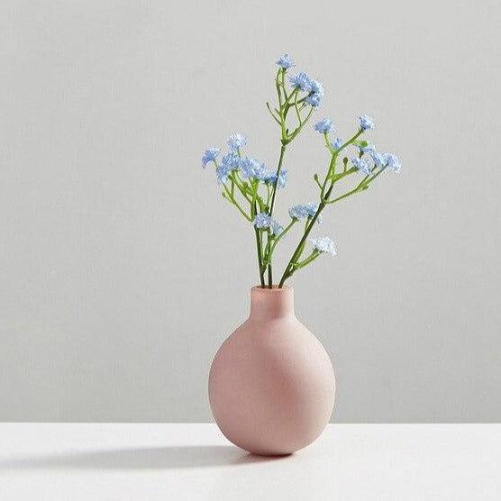 Scandinavian Style Ceramic Floral Vase Display Piece