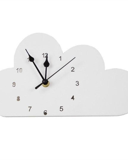 Whimsical Nordic Wooden Rabbit and Swan Wall Clock for Magical Kids' Room Decor