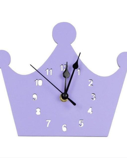 Whimsical Nordic Wooden Rabbit and Swan Wall Clock for Magical Kids' Room Decor