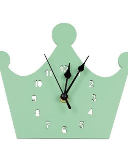 Whimsical Nordic Wooden Rabbit and Swan Wall Clock for Magical Kids' Room Decor