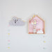 Whimsical Nordic Woodland Animal Clock for Kids' Room Decor with Enchanting Appeal