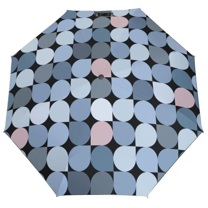 Wind-Resistant 3-Fold Umbrella - Portable, Lightweight, UV Protection