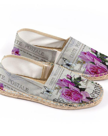 Elegant Handcrafted Jute Espadrilles - Timeless Parisian Style for Every Occasion