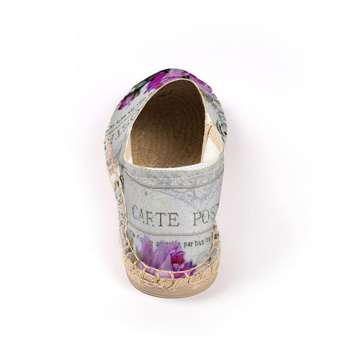 Paris Retro Jute Espadrilles - Handmade Unisex Footwear for Stylish Comfort