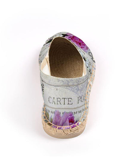 Elegant Handcrafted Jute Espadrilles - Timeless Parisian Style for Every Occasion