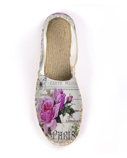 Elegant Handcrafted Jute Espadrilles - Timeless Parisian Style for Every Occasion